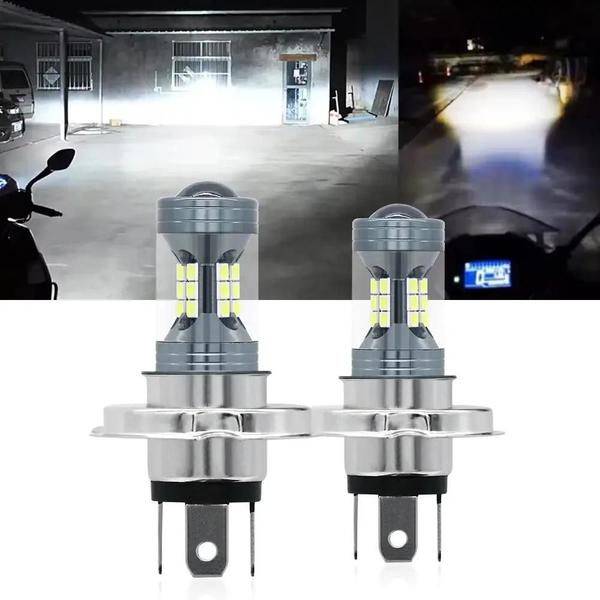 Imagem de Lâmpada LED Super Brilhante H4 H6 P15D BA20D para Motocicleta - 360° de Iluminação