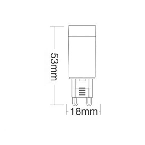 Imagem de Lâmpada Led Taschibra Halopin 3W G9 Bivolt