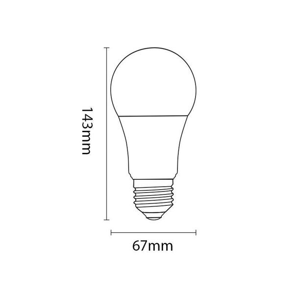 Imagem de Lâmpada Led Taschibra TKL 90 15W Bivolt E27