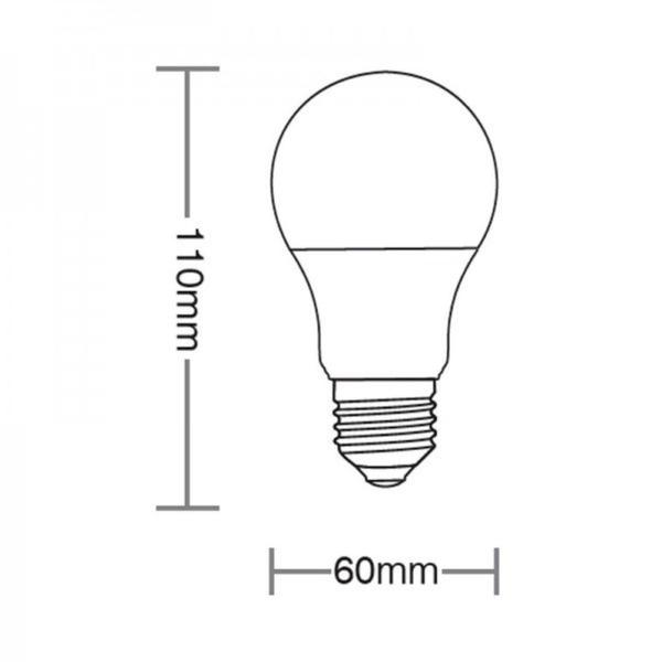 Imagem de Lâmpada Led Taschibra TKL Colors 5W Bivolt E27 Amarela