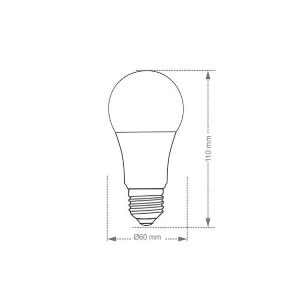 Lâmpada Led TKL 35 4,9W Taschibra E27 Bivolt Imagem de Lâmpada Led TKL 35 4,9W Taschibra E27 Bivolt