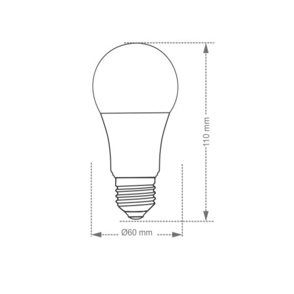 Imagem de Lâmpada LED TKL 60 9W Bulbo 6500K Taschibra