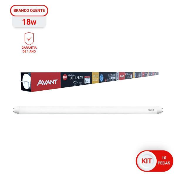 Imagem de Lâmpada Led Tubular 18W 3000K 120Cm Bivolt Avant