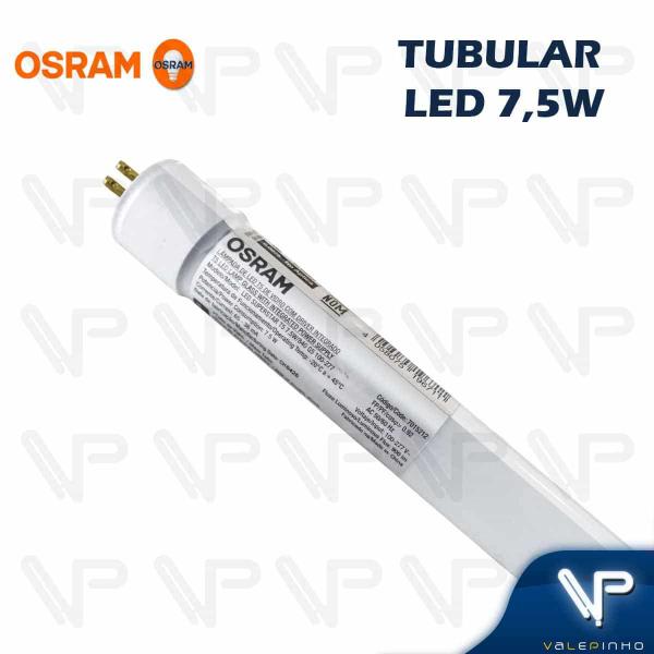 Imagem de Lâmpada led tubular t5 osram 55cm 7,5w 4000k(branco neutro)g5 bivolt leitosa kit25