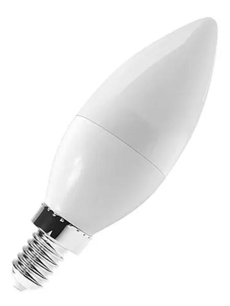 Lâmpada Led Vela Leitosa 220v E14 6500k Branca Abajur E Lustres - Sadokin Imagem de Lâmpada Led Vela Leitosa 220v E14 6500k Branca Abajur E Lustres