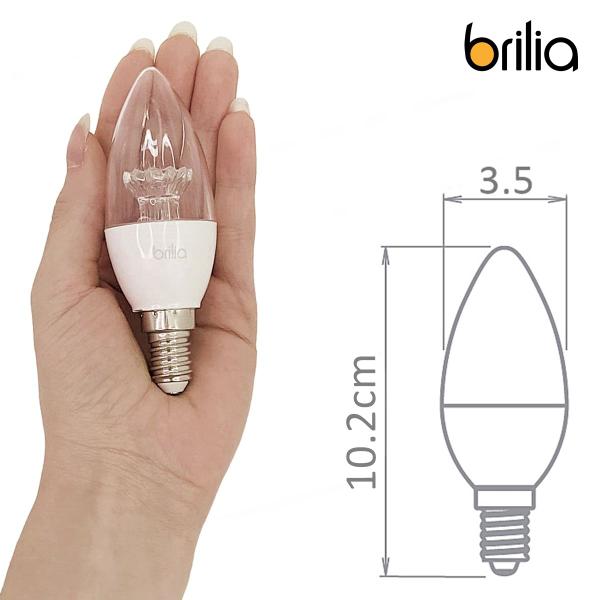 Imagem de Lâmpada Led Vela Lisa 4w Bivolt E14 Branco Quente