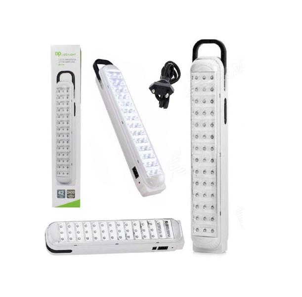 Lampada Luminaria Luz Emergência 42 Leds Recarregavel Bivolt - EMB-UTILIT Imagem de Lampada Luminaria Luz Emergência 42 Leds Recarregavel Bivolt