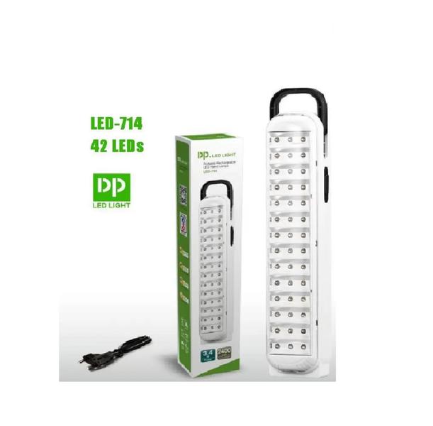 Lampada Luminaria Luz Emergência 42 Leds Recarregavel Bivolt - EMB-UTILIT Imagem de Lampada Luminaria Luz Emergência 42 Leds Recarregavel Bivolt