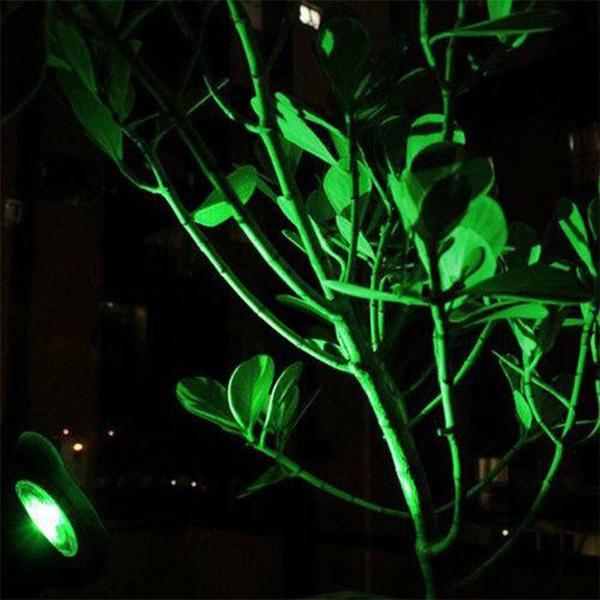 Imagem de Lâmpada Luminária Super LED Espeto jardim Spot 7W Luz Verde