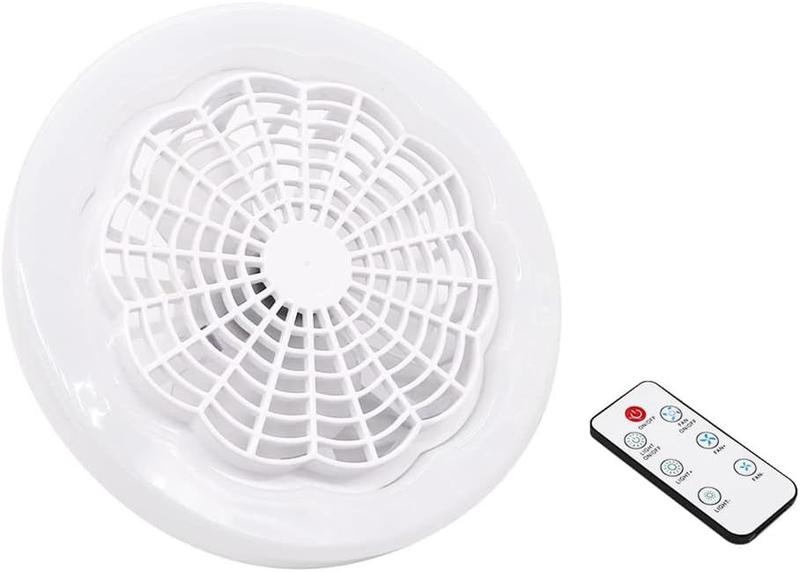 Imagem de Lâmpada Luminária Ventilador De Teto E27 Controle Remoto