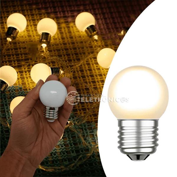 Imagem de Lâmpada  Luz Led Bolinha Decoração G45 4w Resistente A Queda 61268