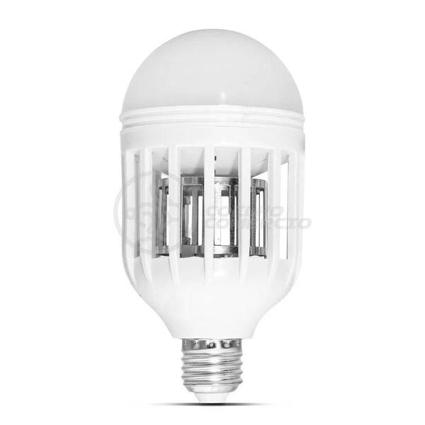 Imagem de Lâmpada Luz Led Branco 15W Atrai Choque Mosquito Branco