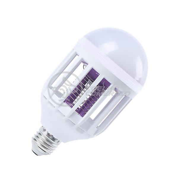 Imagem de Lâmpada Luz Led Branco 15W Atrai Choque Mosquito Branco