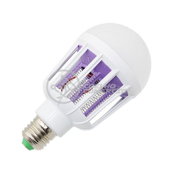 Imagem de Lâmpada Luz Led Branco 15W Atrai Choque Mosquito Insetos