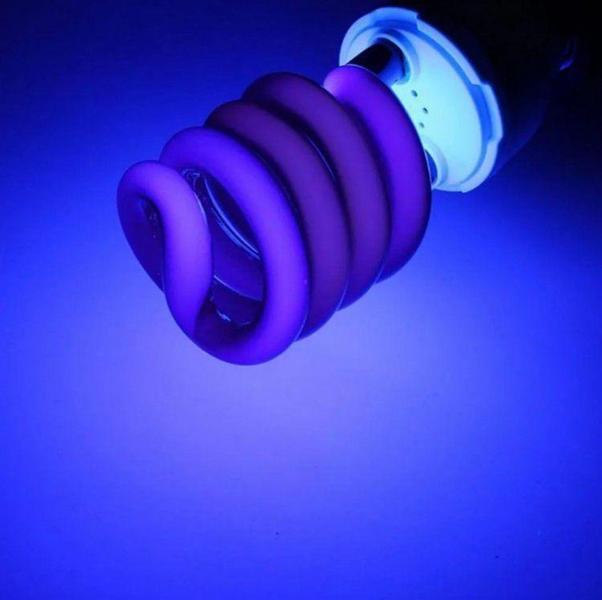 Imagem de Lâmpada Luz negra 36W efeito Neon 110V fluorescente espiral - Luatek