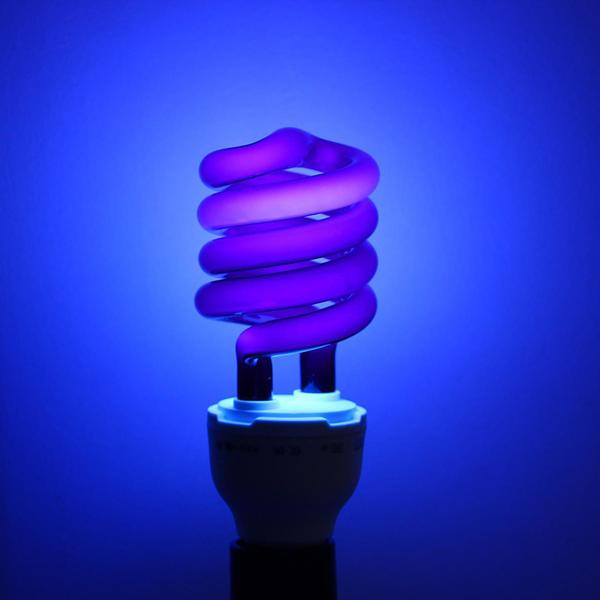 Imagem de Lâmpada Luz Negra 36W Espiral Efeito Neon - Energia Uv 110V