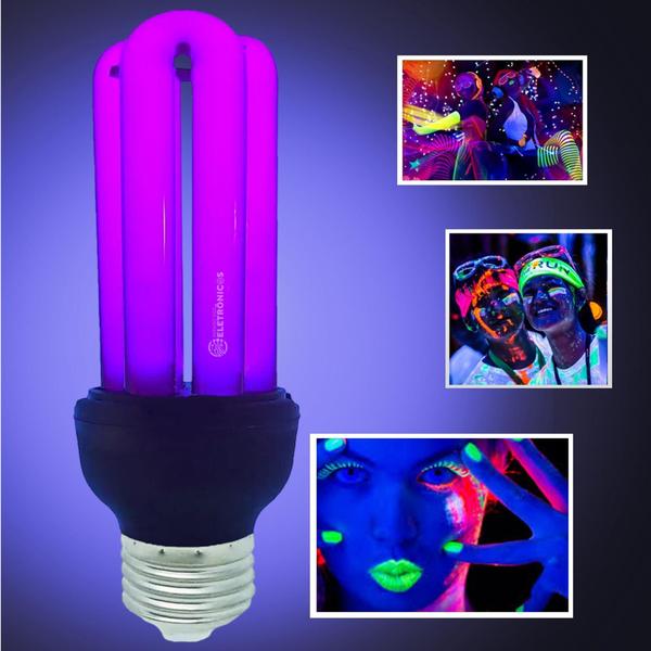 Imagem de Lâmpada Luz Ultravioleta (UV) 36w Fluorescente 110v Ideal Para Festa Balada LP002