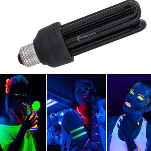 Imagem de Lâmpada Luz Ultravioleta (UV) 36w Fluorescente 110v Ideal Para Festa Balada LP002