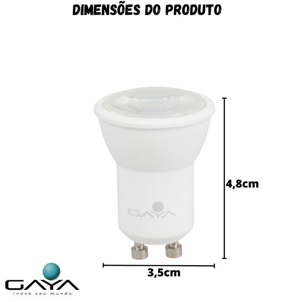 Imagem de Lâmpada Mini Dicróica Led Bivolt Mr 11 3.5 W 6500k 9831 - Gaya