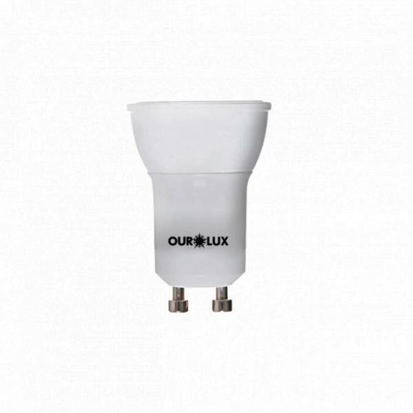 Imagem de Lampada mini dicroica mr11 led 4w bivolt gu10 2700k ourolux 20067