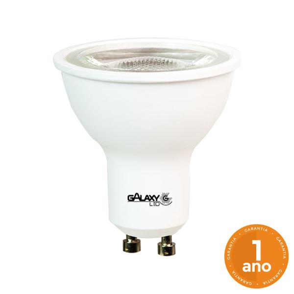 Lâmpada MR16 Dicroica LED GU10 4,8W 6500K Branco Frio Luz Branca Bivolt - GalaxyLED Imagem de Lâmpada MR16 Dicroica LED GU10 4,8W 6500K Branco Frio Luz Branca Bivolt