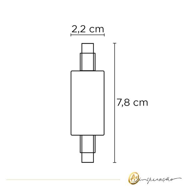 Imagem de Lâmpada Palito Led R7S 5W Bivolt Branco Neutro 78Mm Opus