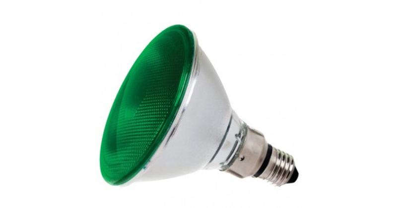 Imagem de Lampada par 38 100w 127v verde halogena 