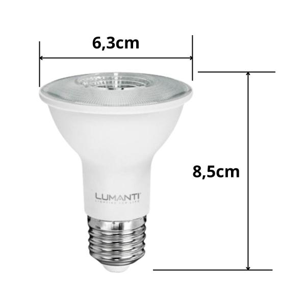 Imagem de Lâmpada Par20 Led 7w 3000k 4000k 6500k Soquete E27 Bivolt