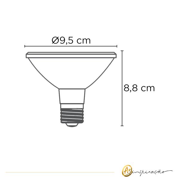 Imagem de Lâmpada Par30 LED 3000K 700lm 9.8W Bivolt OPS34959