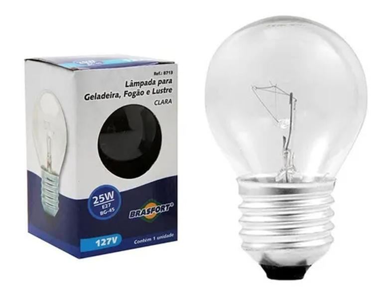 Imagem de Lampada para geladeira e fogao clara 25w 127v