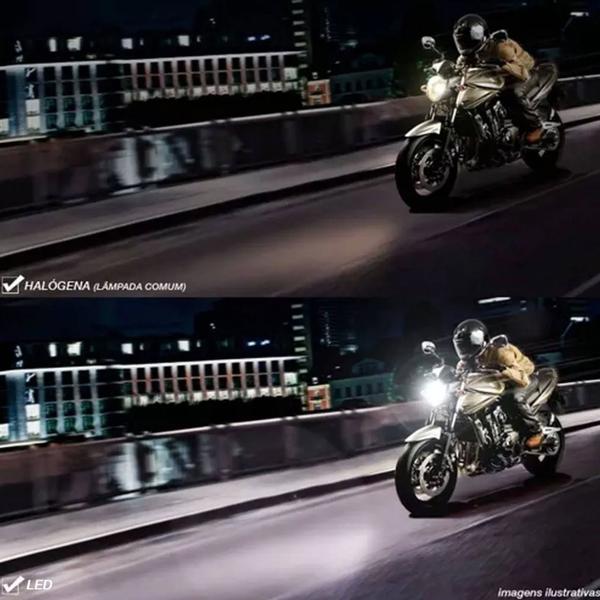 Imagem de Lâmpada Para HONDA CB 250F Super Branca H4 35w Efeito Xenon Tech One