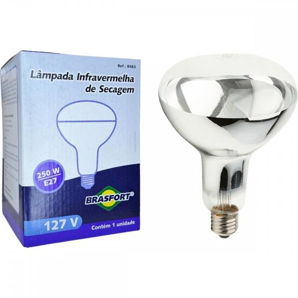 Imagem de Lampada Para Secagem Infra Vermelho Brasfort 250Wx127V.