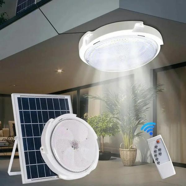 Imagem de Lâmpada Pendente Solar para Área Interna e Externa - Iluminação para Sala de Estar