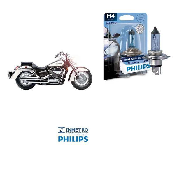 Imagem de Lâmpada Philips BlueVision H4 p/ HONDA VT 750 Shadow 06-13