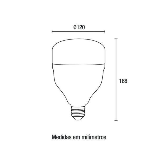 Imagem de Lâmpada PRO LED T-Shape 50W 4000Lm 6.500K  Blumenau Única