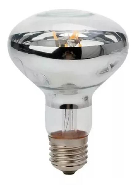 Lâmpada Refletora Espelhada Led 4w E27 4000k R63 Bivolt - Sadokin Imagem de Lâmpada Refletora Espelhada Led 4w E27 4000k R63 Bivolt