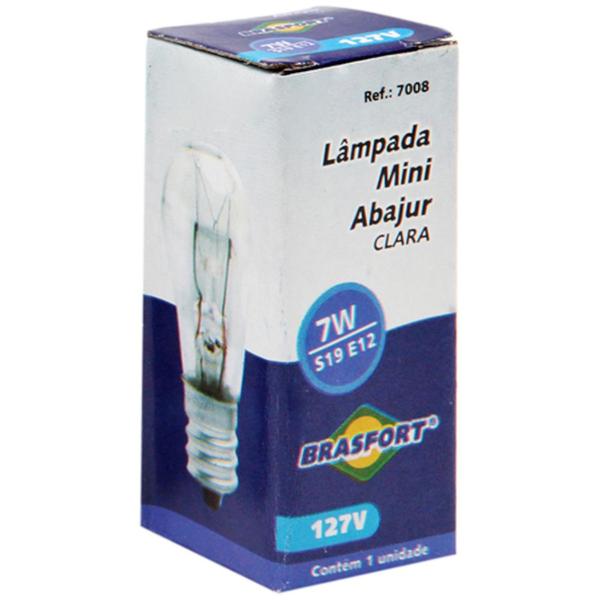 Lâmpada Sinaleiro Clara 7 Watts 127 Volts - 7008 - BRASFORT Imagem de Lâmpada Sinaleiro Clara 7 Watts 127 Volts - 7008 - BRASFORT