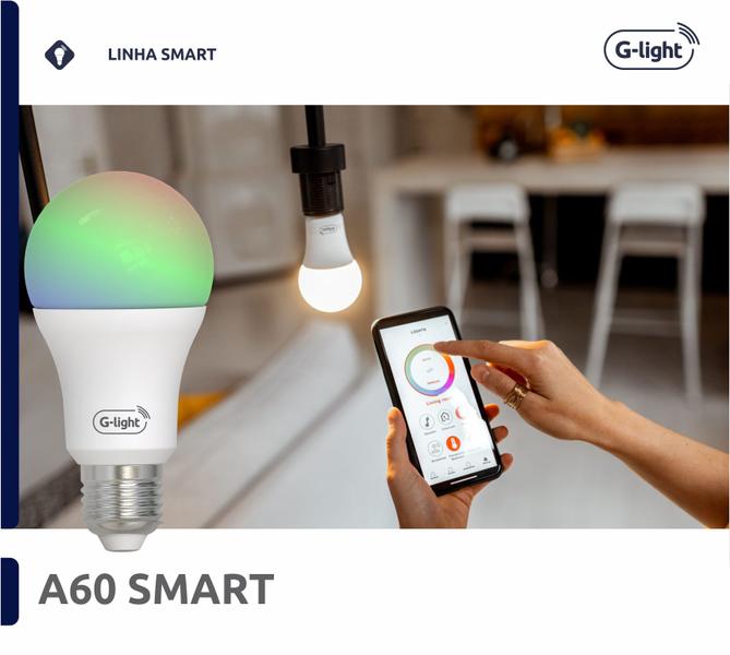 Imagem de Lampada  smart led a60 10w rgbw autovolt