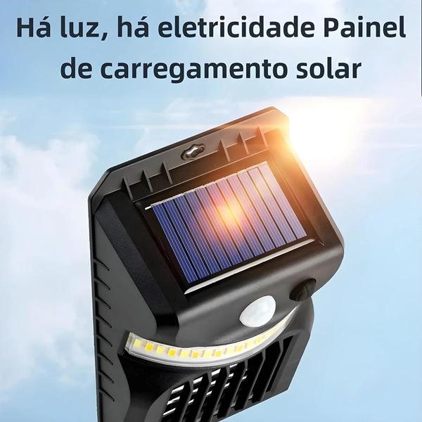 Imagem de Lâmpada Solar Anti-Mosquitos à Prova D'Água com Sensor Infravermelho - Ideal para Jardim