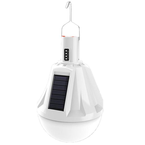 Imagem de Lampada Solar Emergencia Led Carrega celular Lanterna luz USB Camping