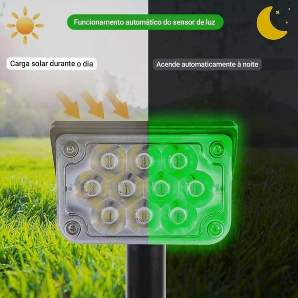 Imagem de Lampada Solar Jardim Led Externa 60W Led