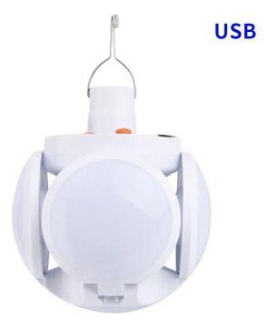 Imagem de Lâmpada Solar Portátil Dobrável Luz 5 Modos Led Usb Solar