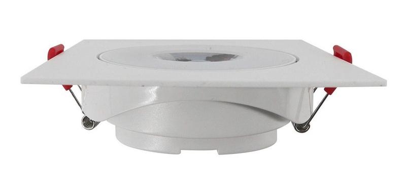 Imagem de Lâmpada Spot Led 7W Bivolt Quadrado Cob  Branco Quente