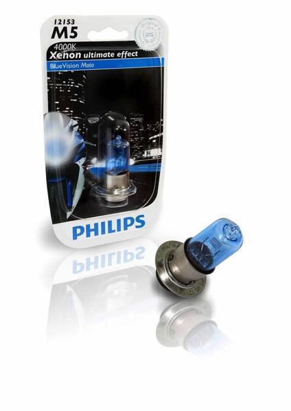 Imagem de Lâmpada Super Branca Moto Blue Vision M5 35w Philips (unitária)