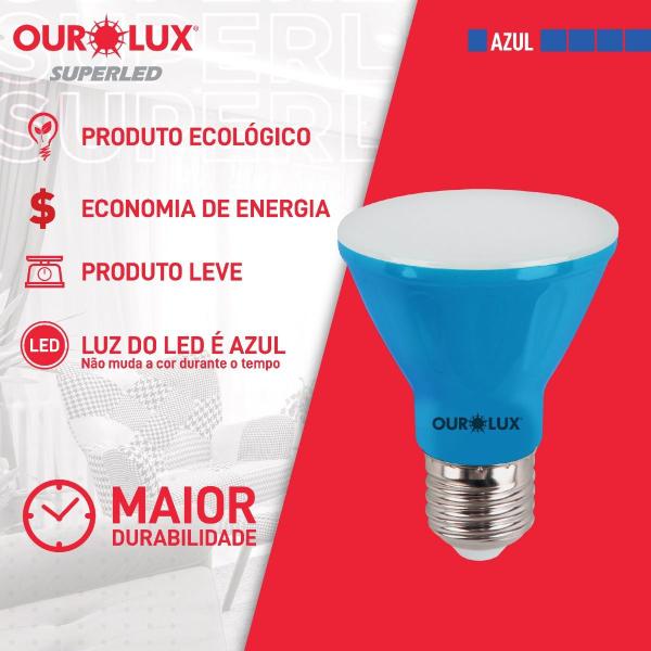 Imagem de Lâmpada Super Led Par20 6W Bivolt E27 Azul