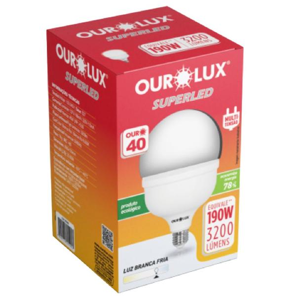 Imagem de Lâmpada Superled de Alta Potência E27 3200 Lúmens 6500K - 20365 - OUROLUX