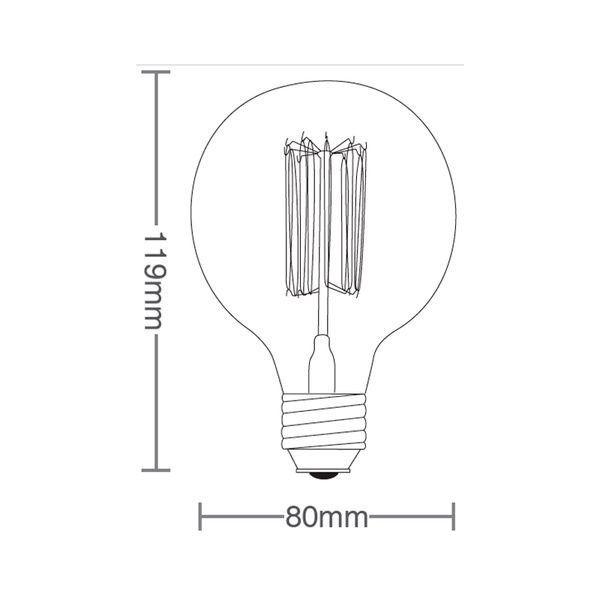 Imagem de Lâmpada Taschibra Filamento de Carbono G80 40W E27