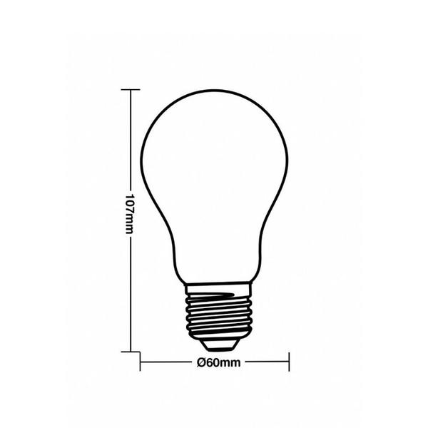 Imagem de Lâmpada Taschibra Flicker Bulbo A60 Efeito Chama E27