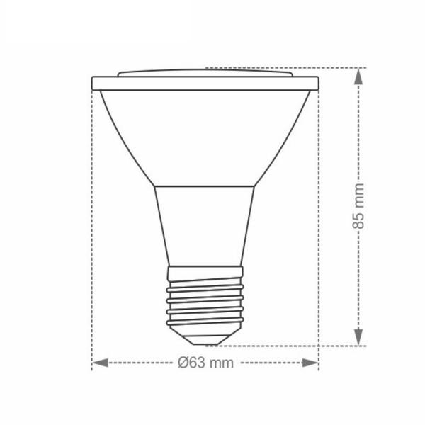 Imagem de Lâmpada Taschibra Par20 50w Vermelha E27