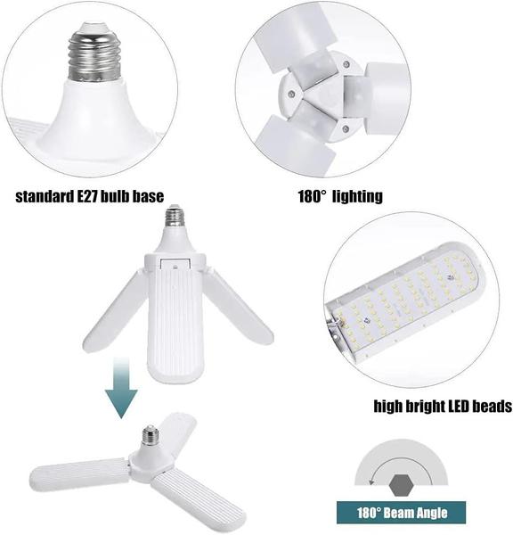 Imagem de Lâmpada Tripla Multifuncional Forte 45W Bivolt 6500K